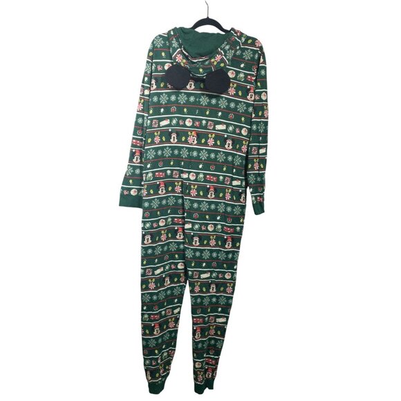Mickey Mouse Icon Holiday One-Piece Pajama for Adults
SZ M Green Christmas zip - Picture 2 of 9
